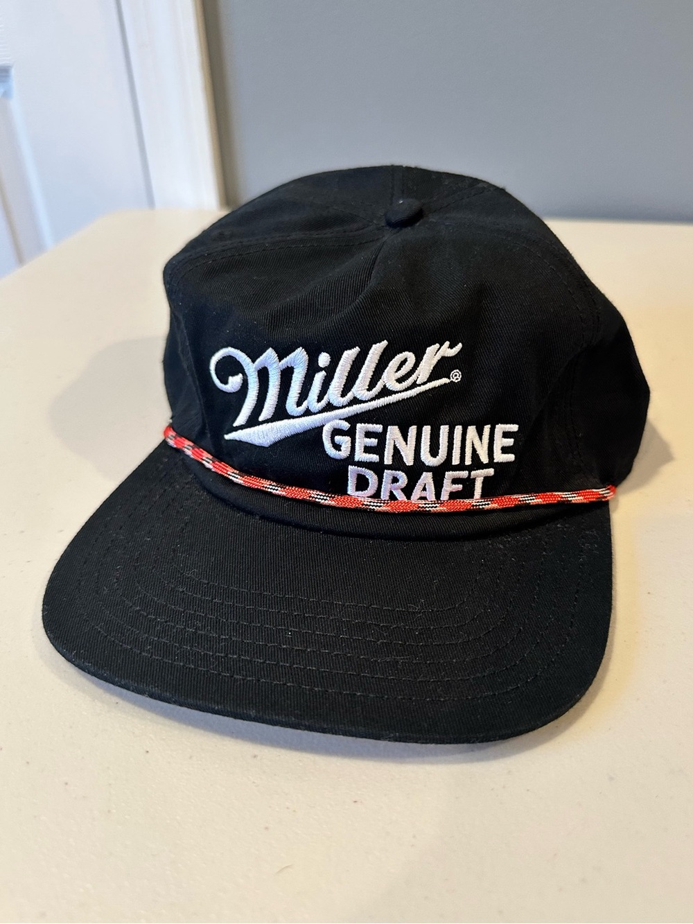 Mad Engine Miller Genuine Draft Black SnapBack Trucker Hat